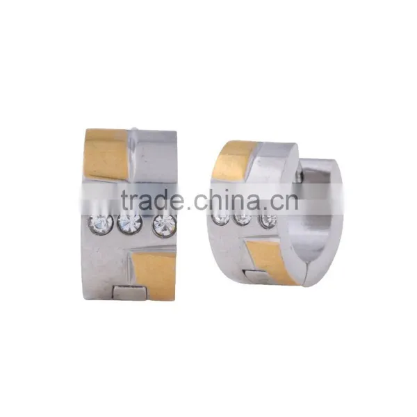 Good Price Various Style Fashion Unisex Stainless Steel Hoop Huggies Ear Stud Earring photo-4