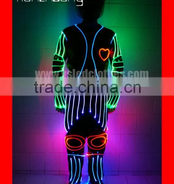 Programmable LED Dance Costume, Fiber Optic Ballet Dance Costume, Remote Control Flash Dance Costume photo-2