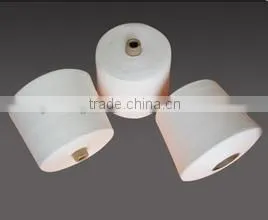 Raw White Colour Polyester Virgin Ring Spun Yarn 30s
