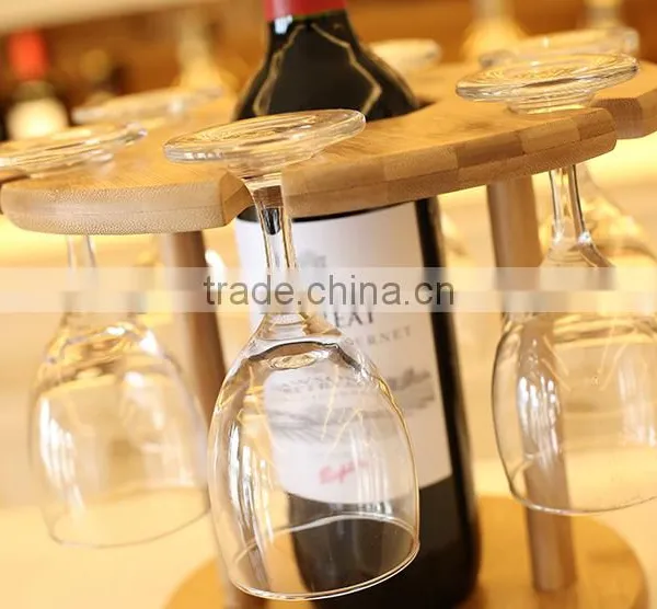Bamboo Wine Cup Rack photo-3