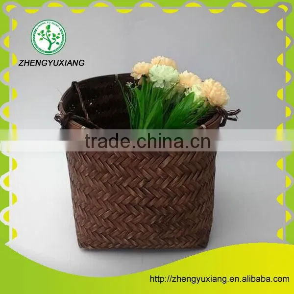 Handmade Bamboo Household Essential Picking Basket With Handles photo-3