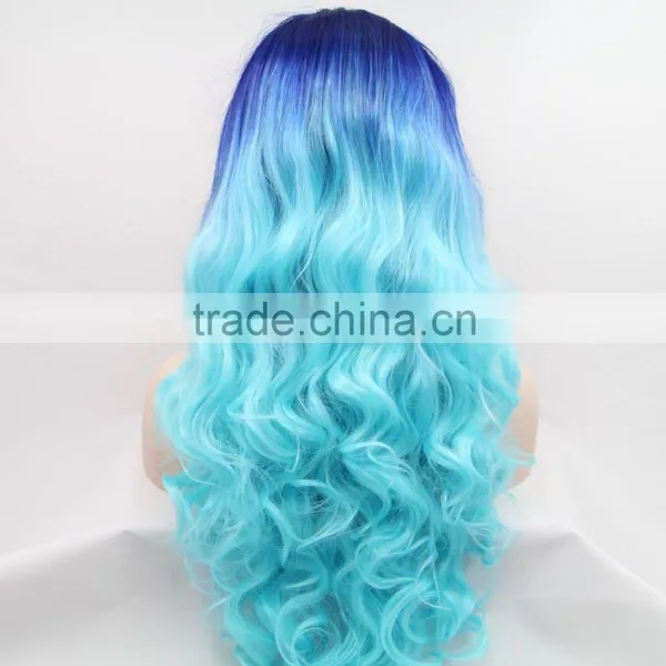 Cheap Raw Two Tone Color Ombre Synthetic Full Lace Wig Quality Choice photo-5