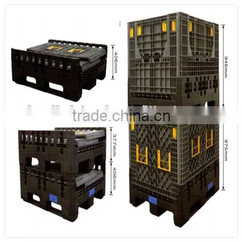Reduces Packaging Costs Bulk Large Foldable Plastic Container for Sale photo-6