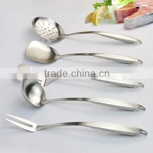 5-Piece Stainless Steel Kitchen Cooking Utensils With Hollow Handle photo-3