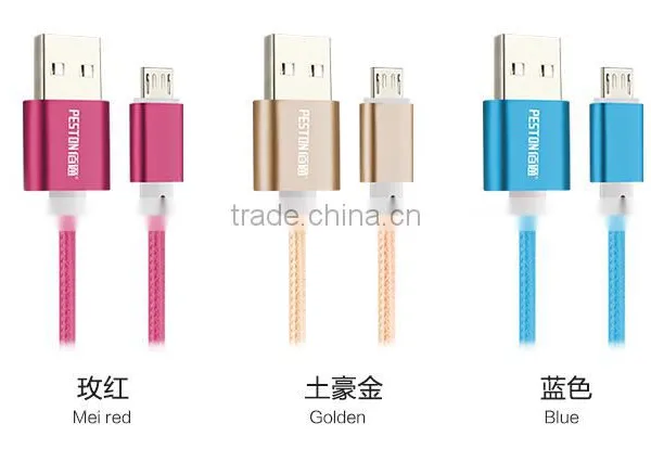 Aluminum Alloy Micro USB Data Cable Wholesale for Iphone USB 2.0 Cable photo-5