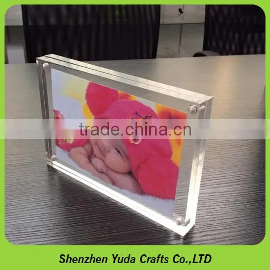Custom Tabletop Acrylic Magnetic Photo Frame Put Your Picture in a Frame Plexiglass Waterproof Picture Photo Frame Hot Sale photo-2