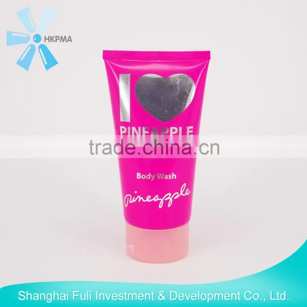 Cosmetic Plastic Tube With Flip-topcap and Offset Printing Surface