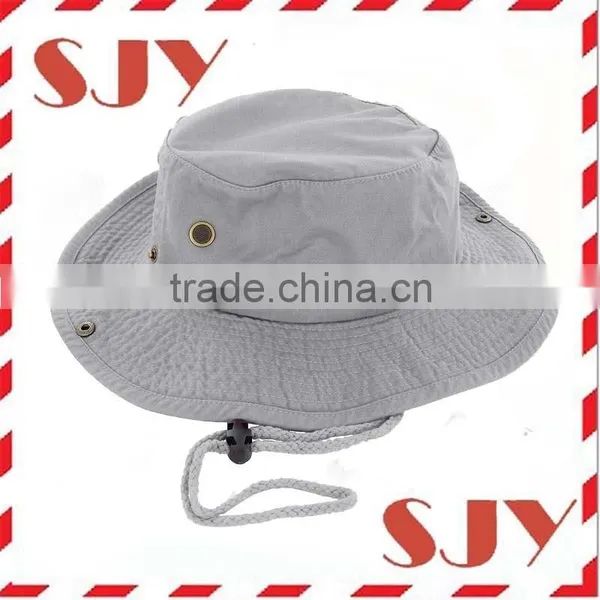 Mens Summer String Safari Hat Cap Wholesale Bucket Hat photo-3