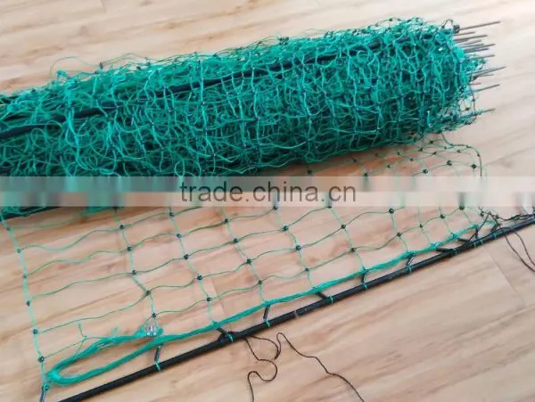 Quality assurance electric fence netting