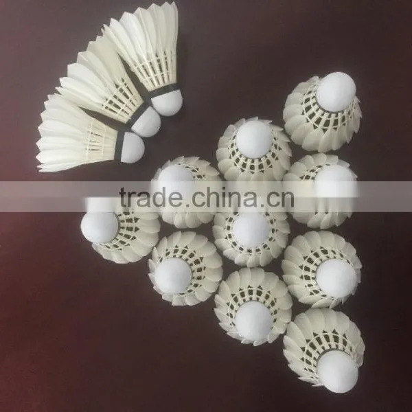 High Quality First Class Goose Feather Shuttlecock Badminton Equal to AS 40 for International Tournament photo-6