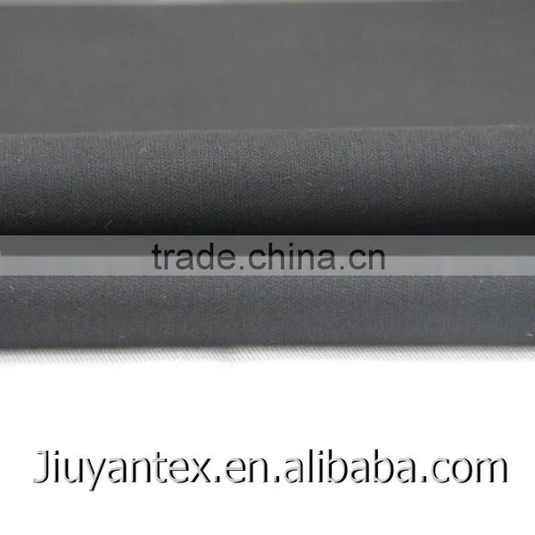 2016 China Wholesale for Indian Market Man tr Plain Weave Shiny Suiting Uniform Textile Pants Fabric photo-2