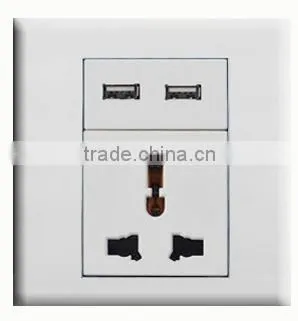 CE&RoHS Approved 5V/2100mA Universal Usb Wall Switch Socket photo-3