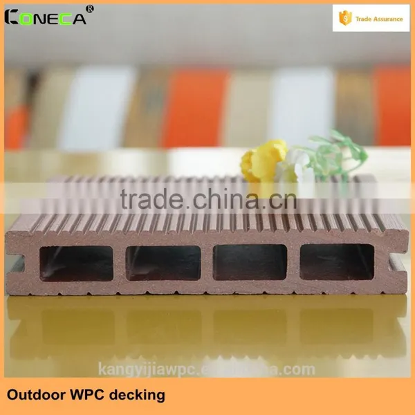 European Style Wood-Plastic Composite Flooring Technics and uv Resistant Wpc Decking photo-2