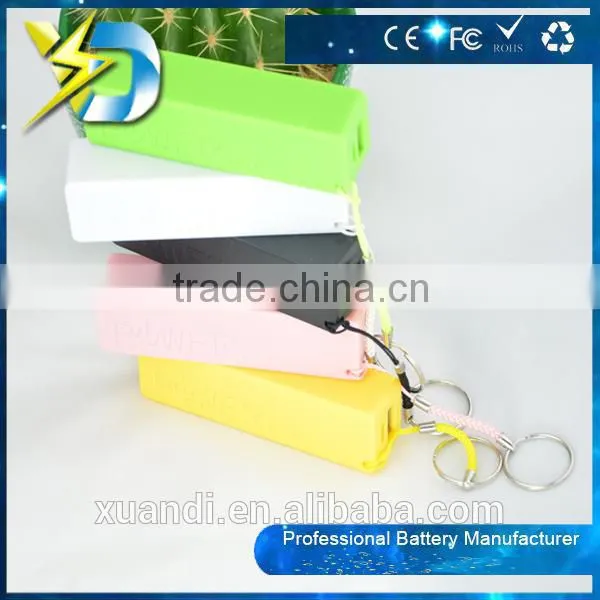 New Products 2016 Power Bank 2600mAh Pvc Power Bank for Mobile Phone photo-2