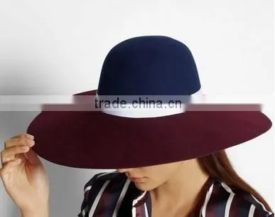Wool Felt Fedora Hat,100% Australia Wool Felt Fedora Cap photo-2