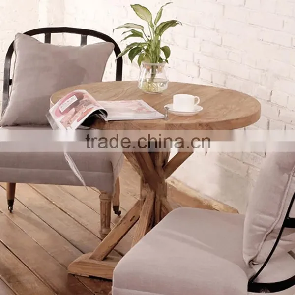 180cm Round Reclaimed Wood Dining Table photo-2
