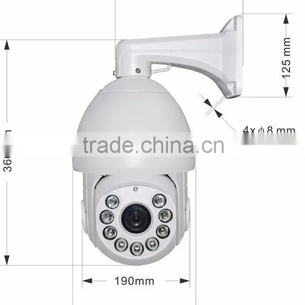 High Performance IR Distance 100m 18x Zoom 6 Inch 1.3MP PTZ AHD Camera photo-2
