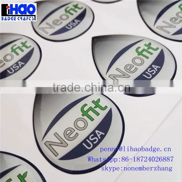 Promotion Gift Custom Epoxy Sticker Adhesive Vinyl Stickers photo-6