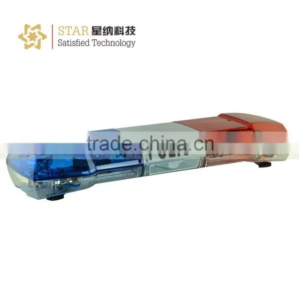 Police Led Warning Red and Blue Rotating Lightbar With Speaker photo-3