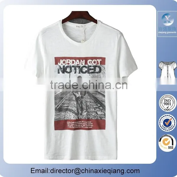 Custom Screen Print T-shirt/t Shirt Price China/men t Shirt Wholesale photo-3