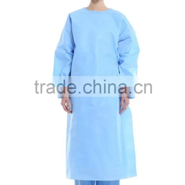 ECOMA Sterile Disposable Standard Surgical Gown, Blue photo-5
