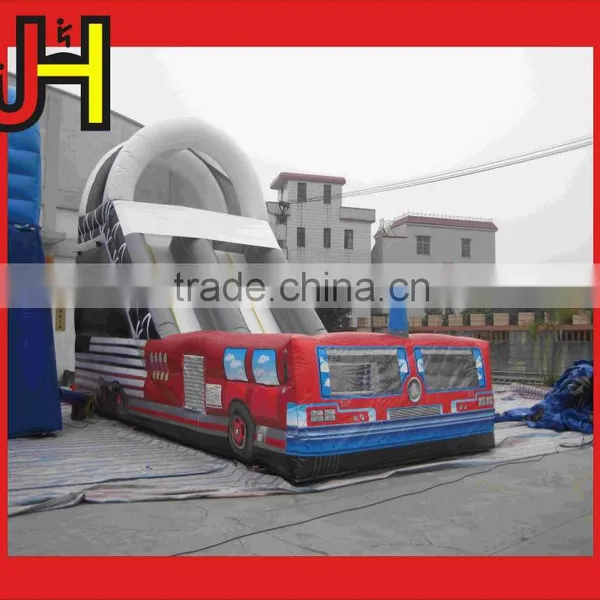 Hot Sale Outdoor 0.55mm PVC Tarpaulin Inflatable Wipeout Water Slide photo-5