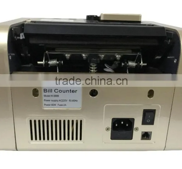 Bill Counter Money Counting Machine Money Detector With UV MG IR MT photo-2