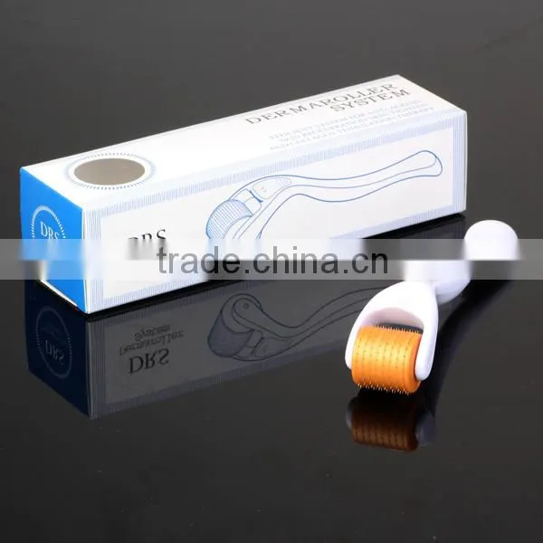 Titanium 192 Needles Dermaroller Derma Roller Skin Face Beauty Face Massage Roller photo-5