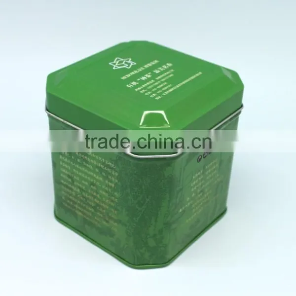 Square Tin Box Tea Tin Can Tin Can Chinese Tea Tin Box Metal Tin Tea Box