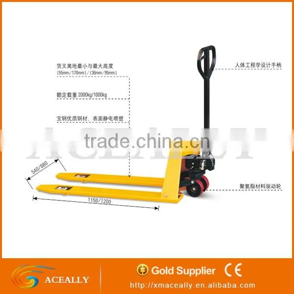 ACEALLY Cheap Price 1000kg-5000kg Hand Pallet Truck/Hydraulic Manual Pallet Jack/Material Handling Tools photo-2