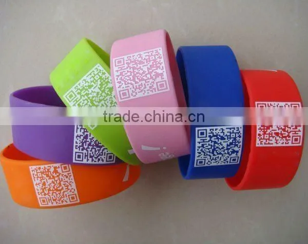 Each Unique qr Code Print id Bracelet photo-3