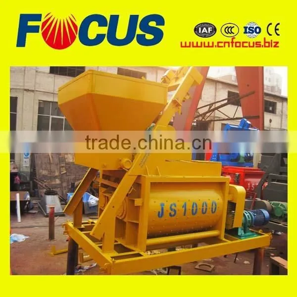 New Electric Engine High Performance JS1000 Cheap Concrete Mixer for Sale photo-5