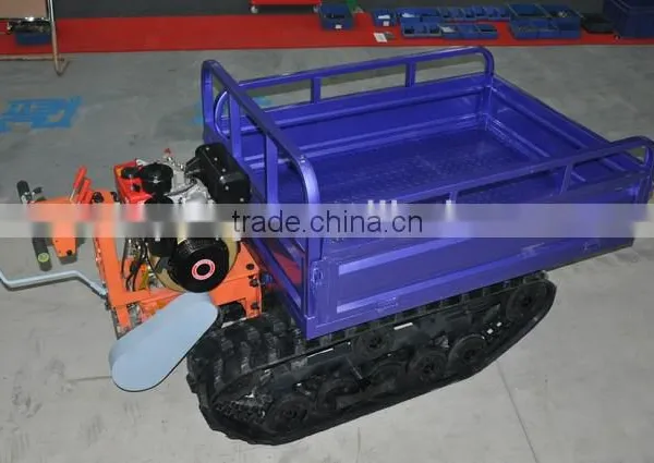 800kg Loads 250mm track 11HP Diesel Mini Transporter / Garden Transporter