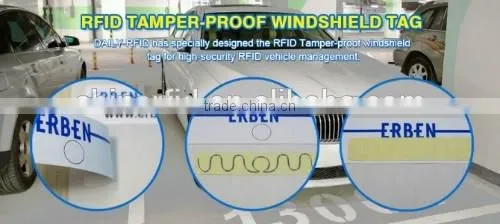 One-off Windshiled Tag RFID Sticker for Cars photo-2