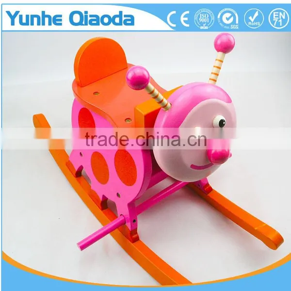 Child Wooden Rocking Insect Rocker Insect Wooden Rocker,Wooden Horse Rocker,Wooden Toy Rocker Produc photo-4