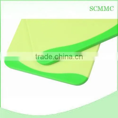 Non-slip Antimicrobial TPE Handle Plastic Cutting Board photo-4