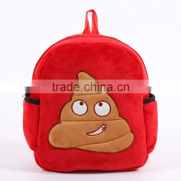 2016 New Design Emoji Plush For School Backpack photo-4