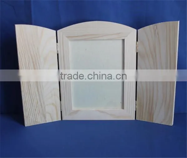 High Quality Unfinished Custom Pine Wooden Collage Photo Frames photo-2