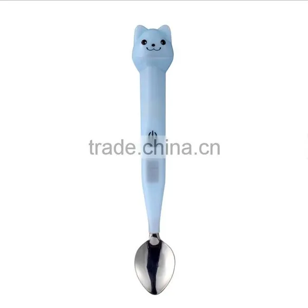 Creative Smart LED Thermometric Spoon, 304 Stainless Steel Spoon For Baby Use photo-6