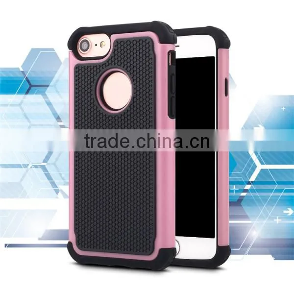 3 in 1 Back Cover Football Pattern Phone Shell TPU + PC Phone Case for IPhone 7 photo-3