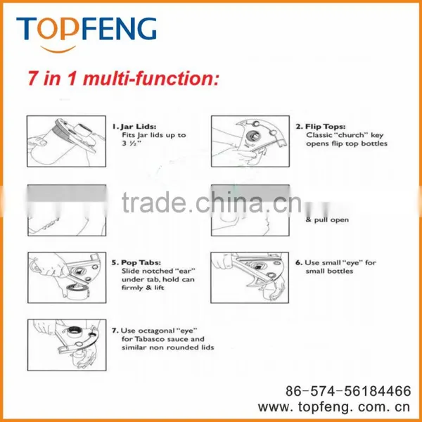 7 in 1 Opener, Seven Opener, Multi-function Opener, Jar Opener, Can Opener, Bottle Opener photo-4