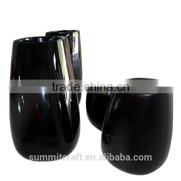 Resin Fiberglass Garden Oval Planters Garden Urn Planter Wholesale Home Decoration photo-3