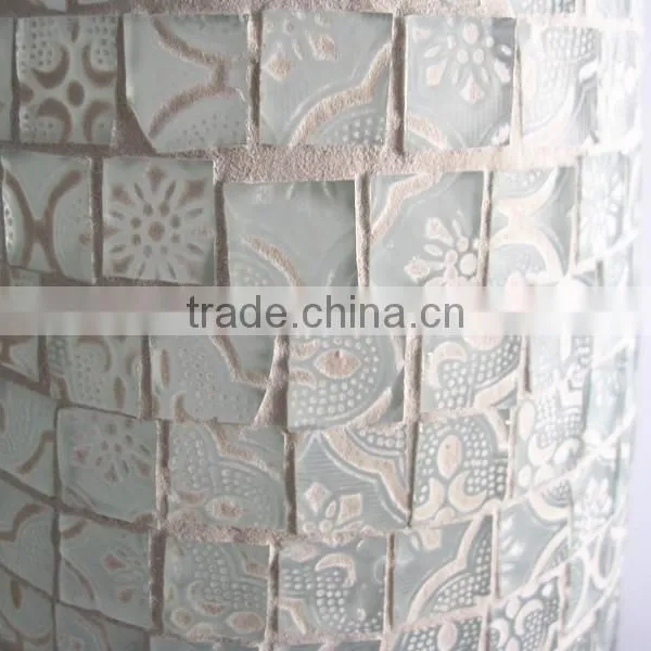 Types Delicate Patterns White Art Glass Decorative Modern Murano Glass Vase Home Decor photo-5