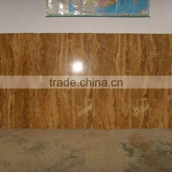 Yellow Wooden Limestone Tile Polished Wooden Yellow Limestone Tile Golden Liemstone photo-4