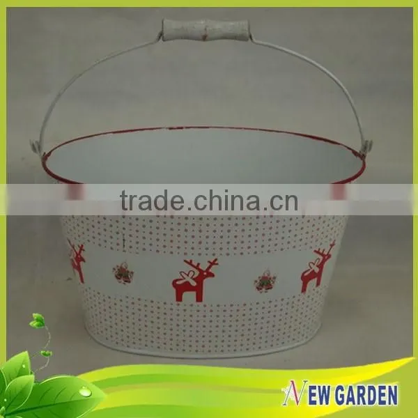 Waterproof Practical High Level White Indoor Hanging Plant Pots photo-3