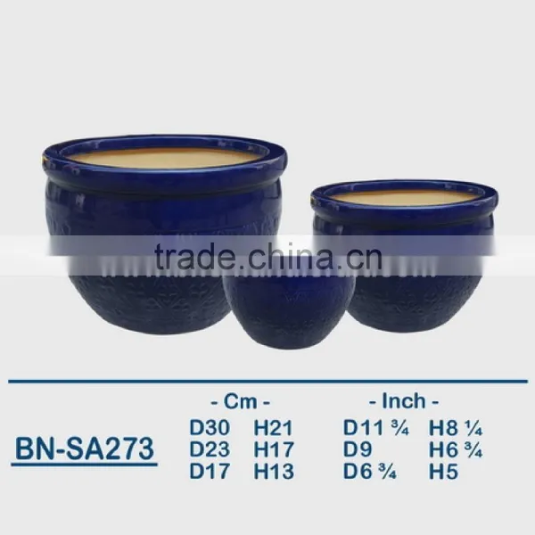 Vietnamese Ceramic Glazed Indoor Pot/ Indoor Planter BN-SA272 photo-2