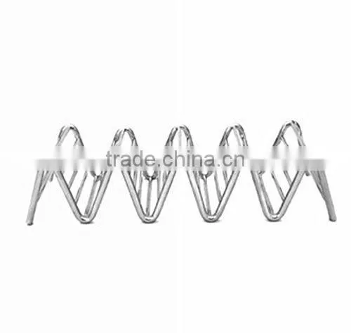 Restaurant Style Taco Holders Stainless Steel Rack photo-2