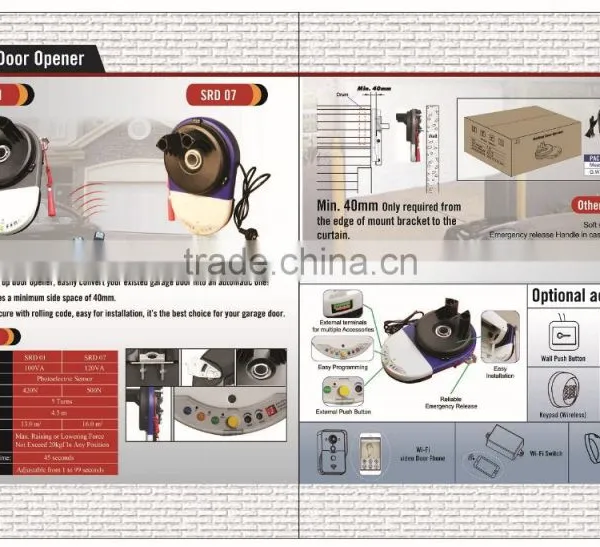 Roller Up Door Opener For Garage Door Opening With Best Price photo-4