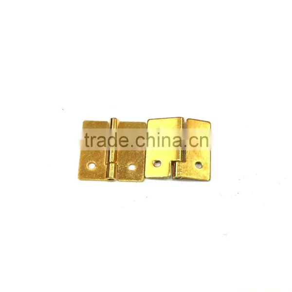 Mini Beauty Solid Brass Hinges For Jewelry Box / Wholesale Brass Mini Hinge For Wooden Box photo-2