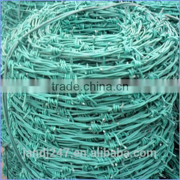 Low Price Green Color Barbed Wire for Construction photo-5